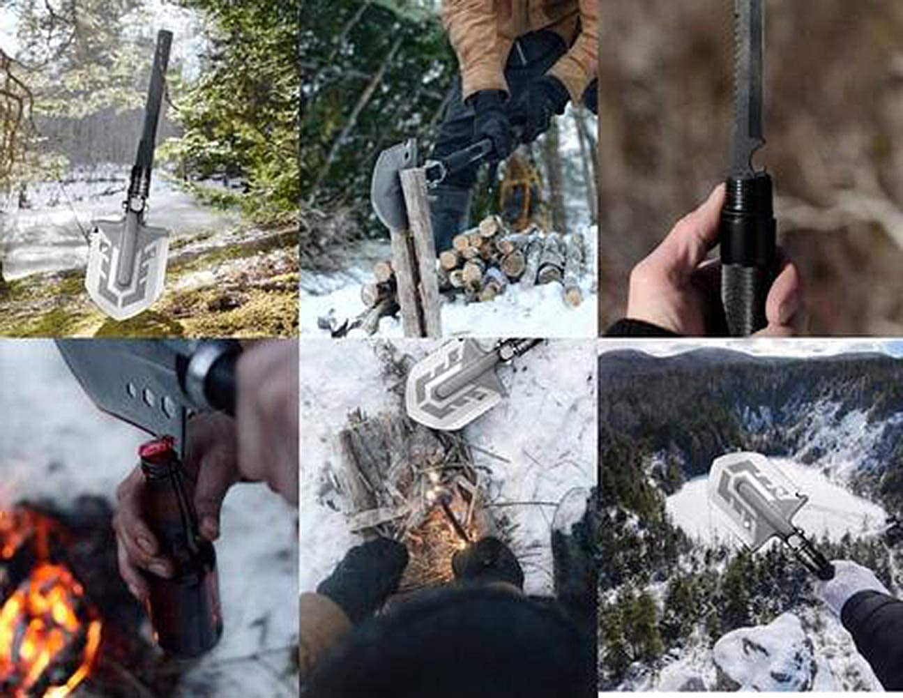 25-in-1 Folding Shovel-The Ultimate Survival Tool - Badger Survival 