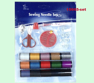 Sewing kit Set Emergency Thread Spool Scissor Button Pin Fix Repair Travel Kit - Badger Survival Online