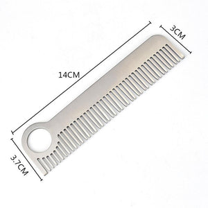 Hair Comb Stainless Steel Tactical Survival Pocket EDC - Badger Survival Online