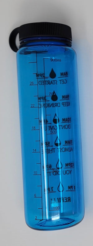 Water Bottle Tritan BPA Free Wide Mouth 32oz Slim Body Style- Select Color - Badger Survival 