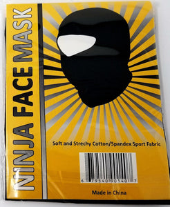 Face Mask Spandex Balaclava Black - Badger Survival Online