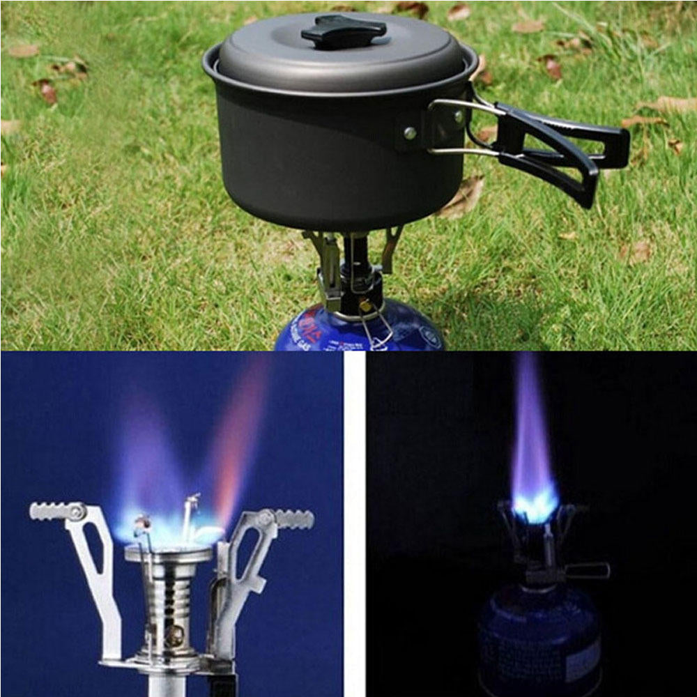 Burner Stove Camping Gas Stoves Portable Folding Mini Burner Electronic Ignition with Box - Badger Survival Online