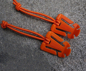 Molle 6PCS  Elastic Cord Hang Buckle Clip Webbing - Badger Survival Online