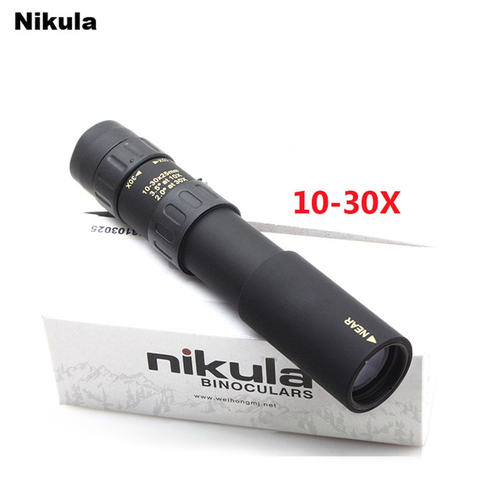 Nikula Mini 10-30x25 High Power Zoom Monocular - Badger Survival Online