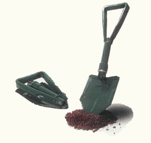 Shovel Green Military Style Tri-Folding Shovel Cover Entrenching Tool - Badger Survival Online