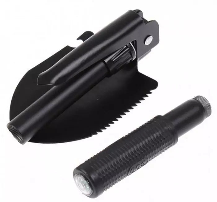 Shovel Mini Folding, Steel Saw , Pick, Compass - Badger Survival Online