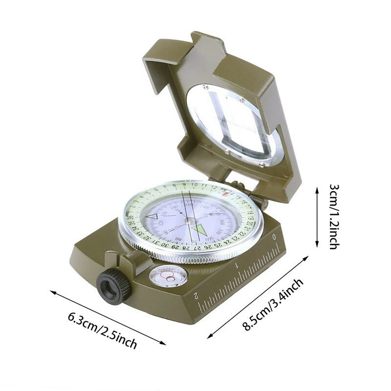 ZGJHFF Multifunctional Outdoor Survival Compass Camping Geological Compass  Digital Navigation Device (Color : E, Size : 95mm*66mm)