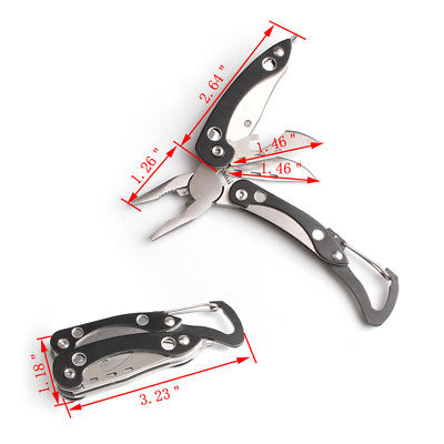 Multifunctional Mini 7 in 1 Folding Grip Pliers,Saws,Steel File,Screwdrivers Small Size Multitool - Badger Survival Online