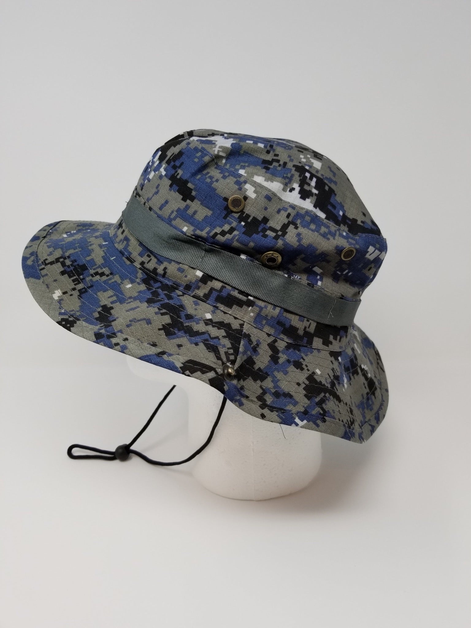 Tactical Boonie Hat Military Camo Bucket Wide Brim Sun Hunting Travel Hiking Cap - Badger Survival Online