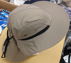 Neck Flap Boonie Hat Fishing Hiking Safari Outdoor Sun Brim Bucket Bush Cap MEN - Badger Survival Online