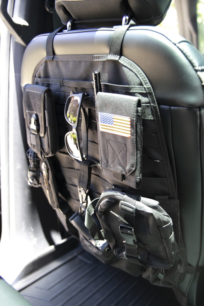 Tactical Molle Car Seat Back Organizer Survival Storage Bag - Badger Survival 