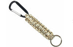 Paracord Keychain Military Emergency Survival Kit Parachute Rope Carabiner - Badger Survival 