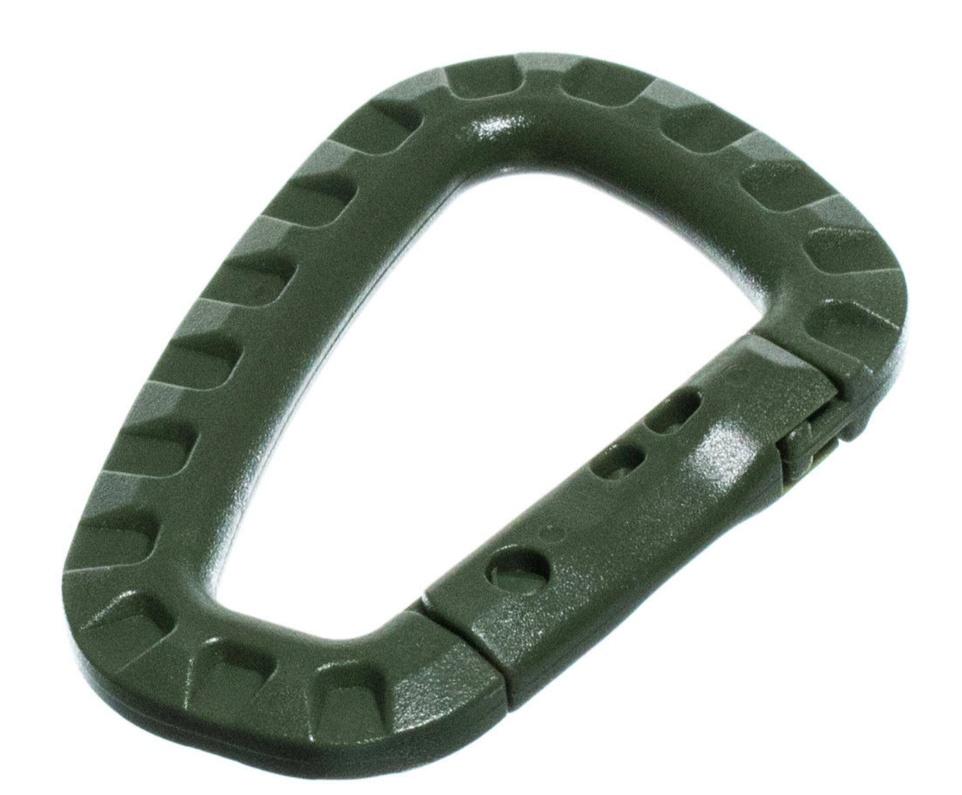 Tactical D-ring Carabiners Strong Molded Polymer Carabiner - Badger Survival 