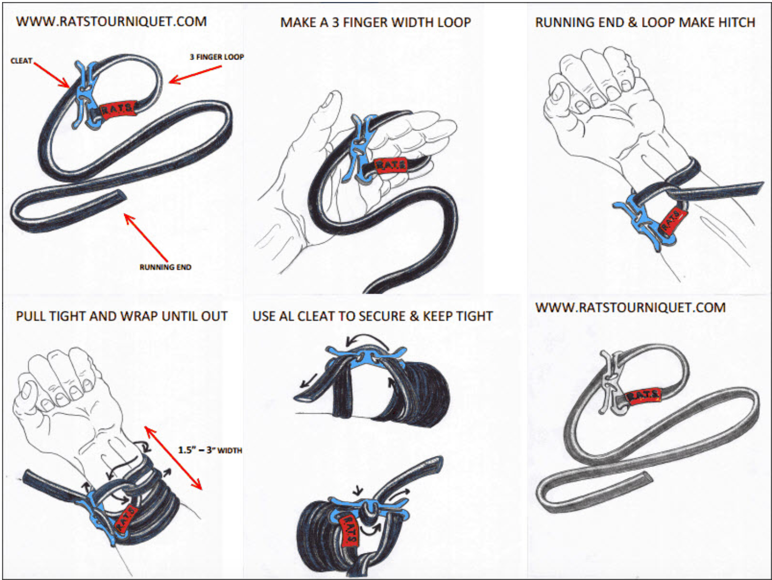 Tourniquet Rope Release First Aid Emergency Survival - Badger Survival Online