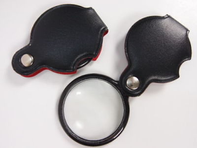 Magnifying Folding Pocket Glass Lens 10x Magnifier & Case  Survival - Badger Survival Online